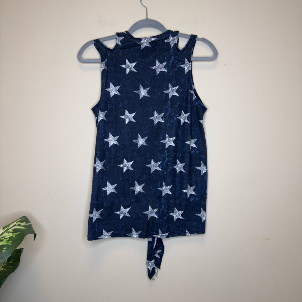 BiBi Star Print Tank Top - Size Small