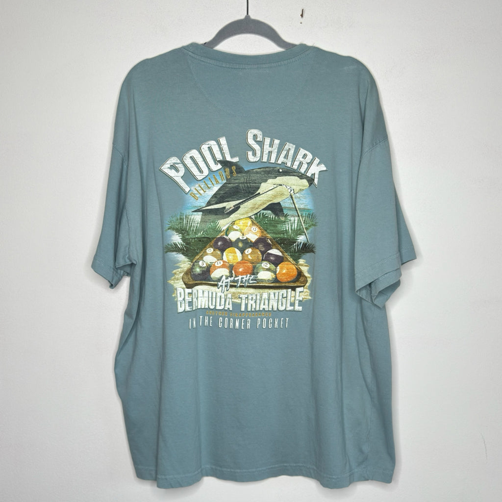 Newport Blue "Pool Shark" Graphic Tee - Size XXL