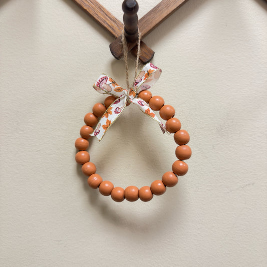 Fall Wreath Decor w/Fall Ribbon