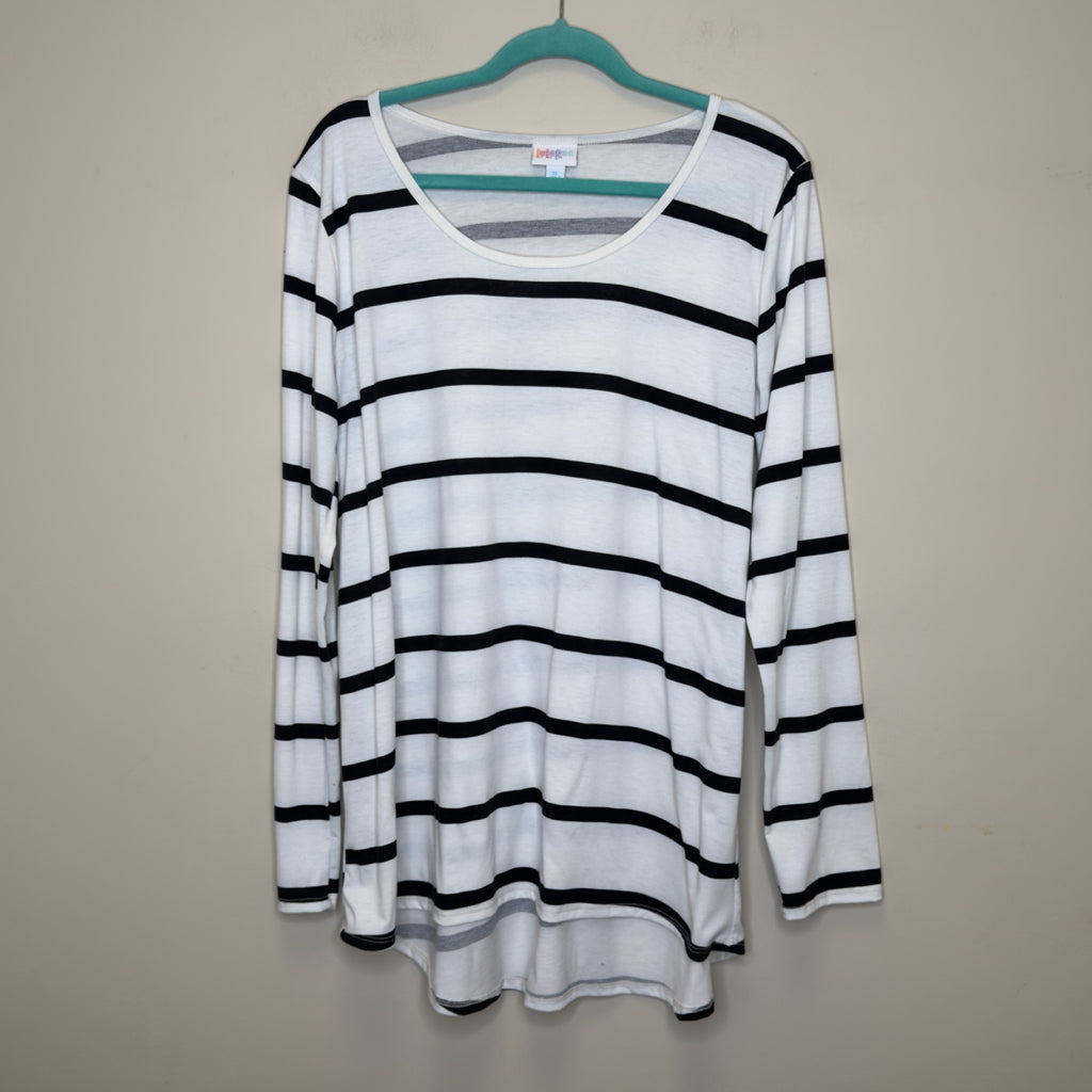 Lularoe Striped Tunic Top - Size XL