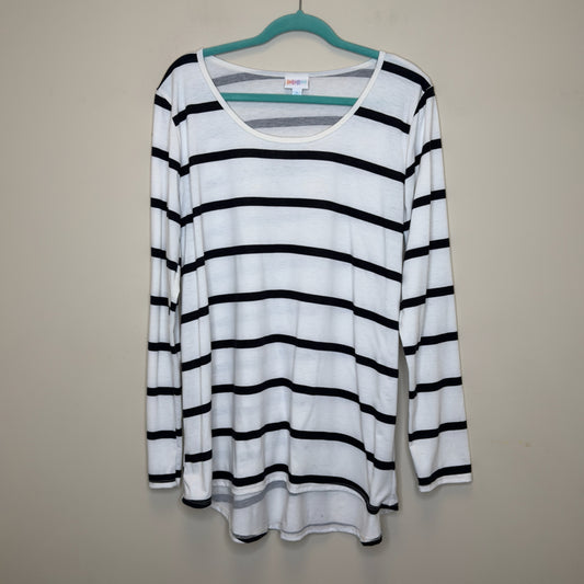 Lularoe Striped Tunic Top - Size XL