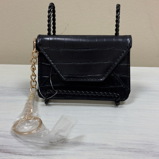 Urban Expressions Gia Croco Card Holder - Black