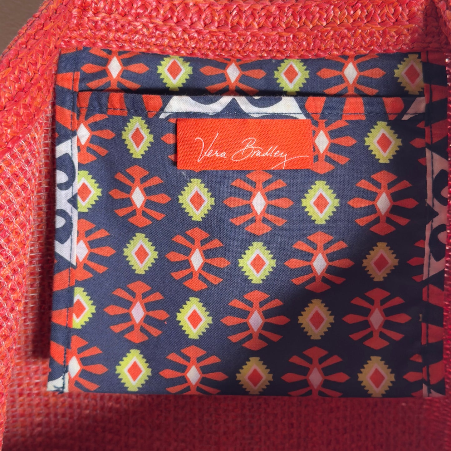 Vera Bradley Sun Valley Straw Beach Tote