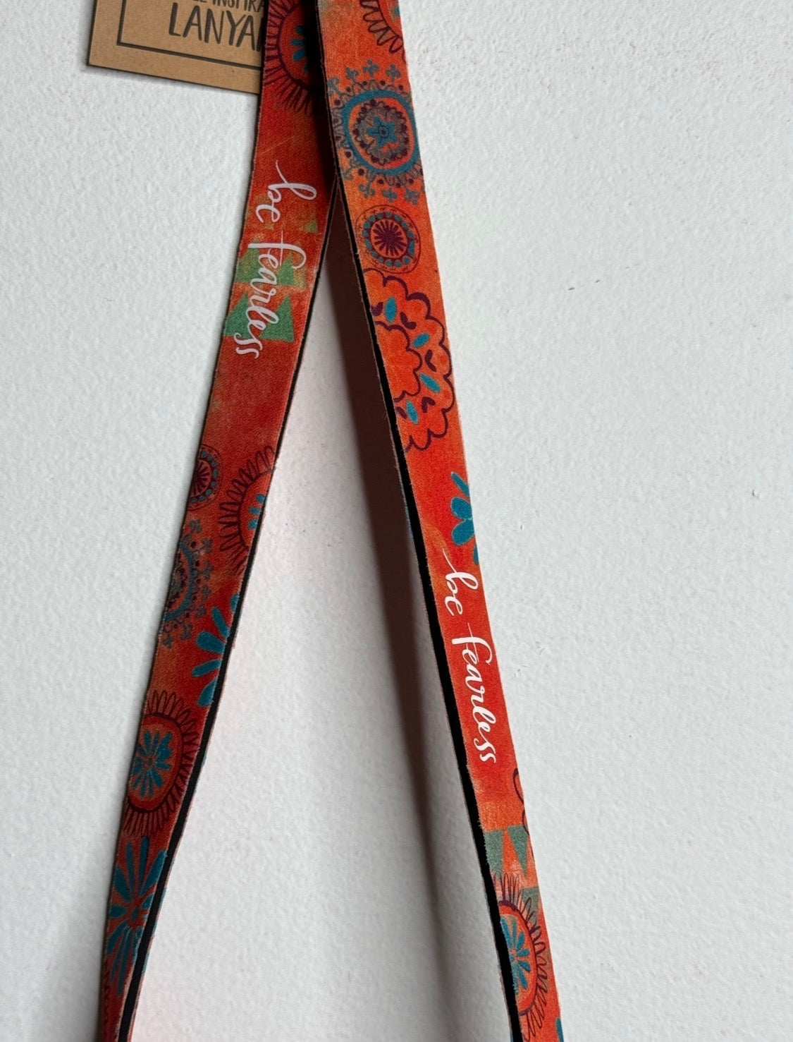 Be Fearless Lanyard Keychain