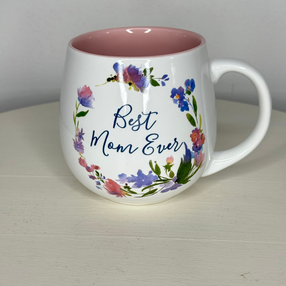 Best Mom Ever Floral Print Mug