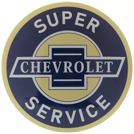 Chevrolet Super Service Metal Wall Decor