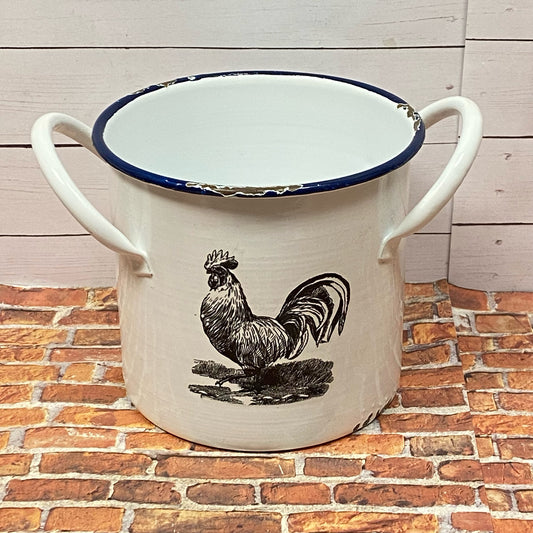 Rooster Metal Pail