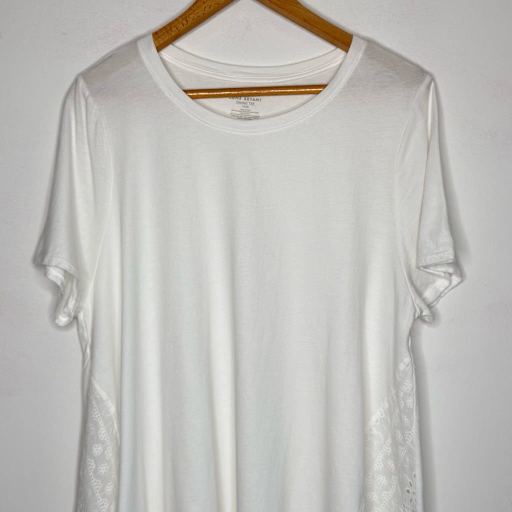 Lane Bryant Swing Tee Eyelet Trim - Size 18/20