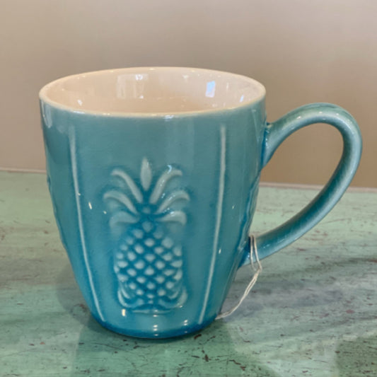 Turquoise Pineapple Coffee Mug