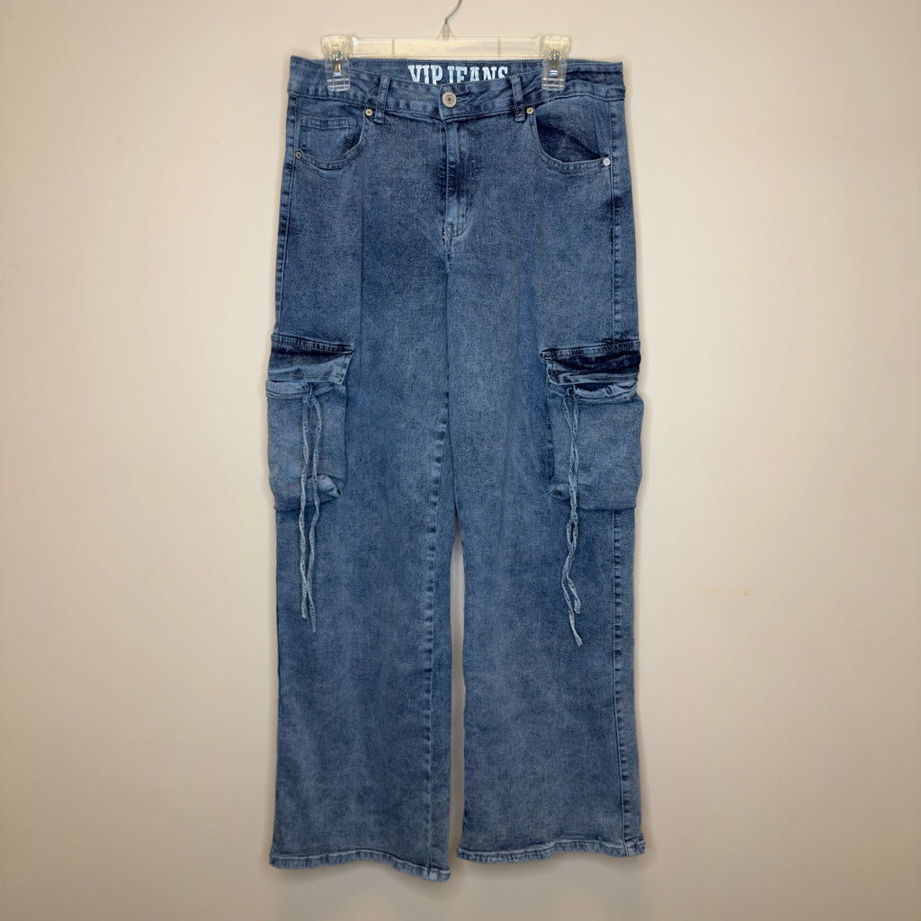 VIP Wide Leg Cargo Jeans - Size 13