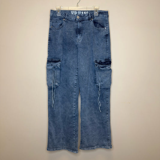 VIP Wide Leg Cargo Jeans - Size 13