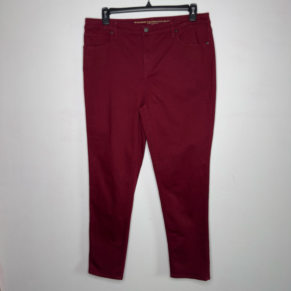 Chico's So Slimming Girlfriend Slim Leg Ankle Jeans - Size 14 Tall