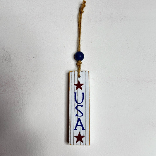 Primitive USA Hanging Ornament