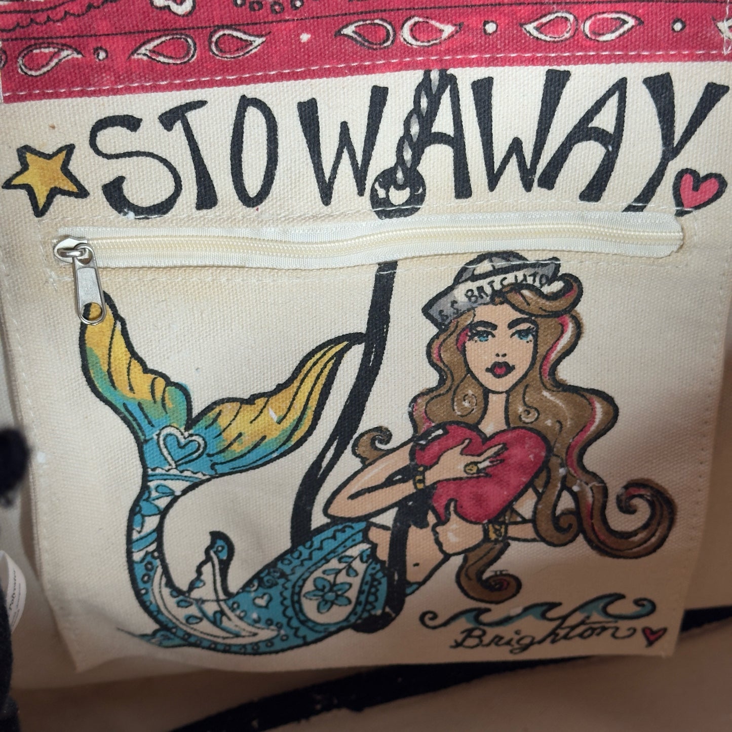 Brighton Seas The Day Canvas Tote