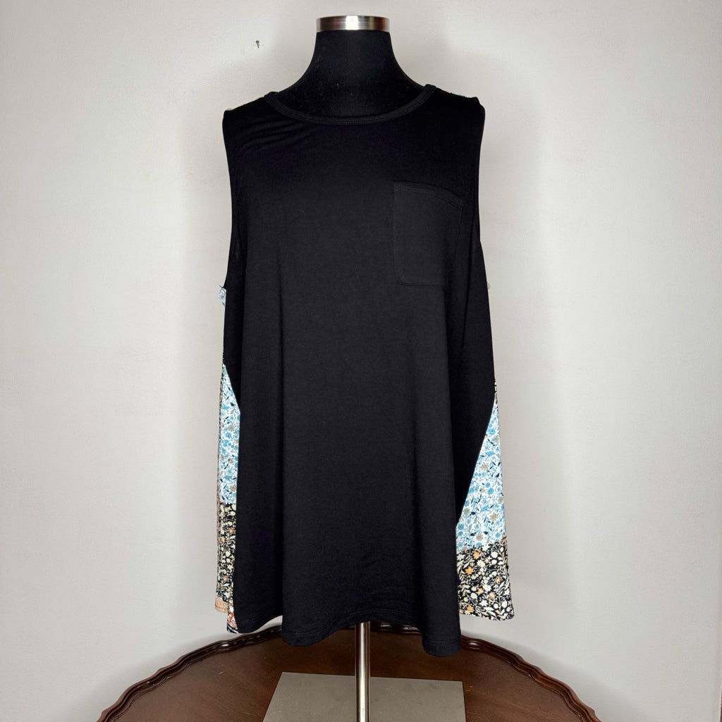 Doe & Rae Mixed Print Tank Top - Size 2XL