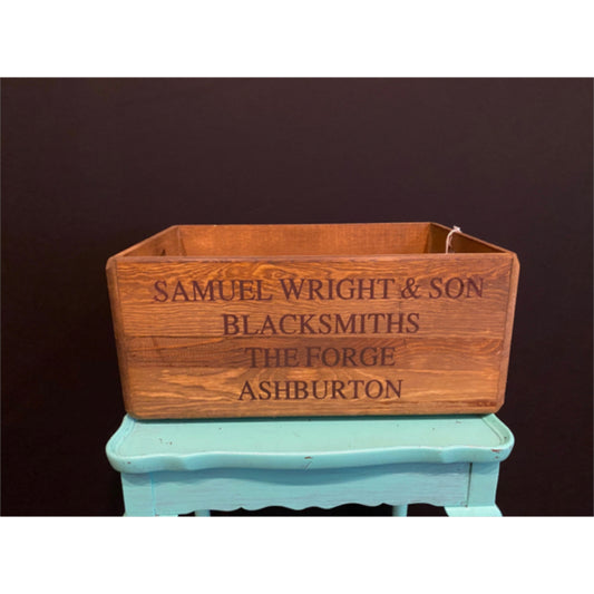 Samuel Wright & Son Wood Crate - 14" X 9" X 6"