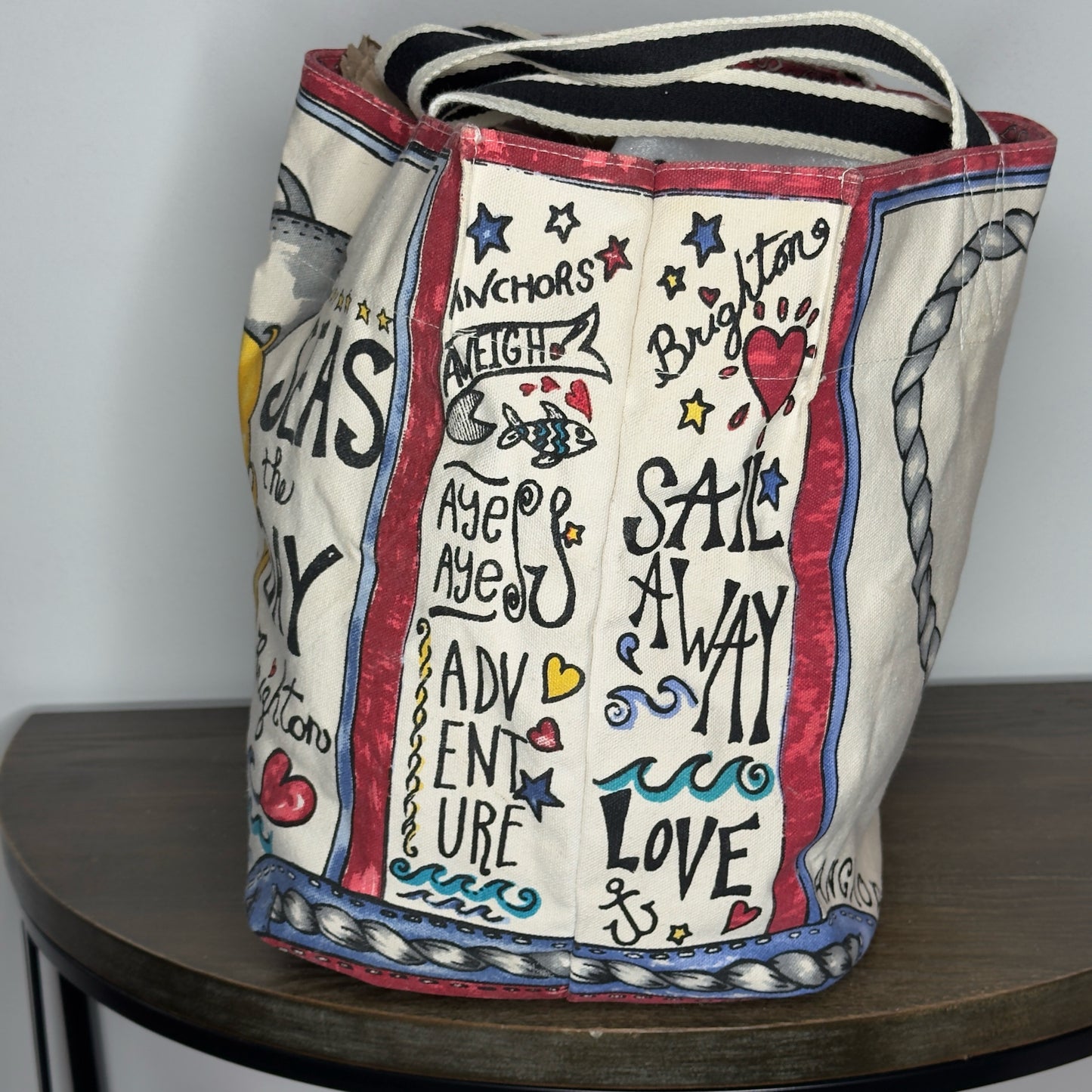 Brighton Seas The Day Canvas Tote