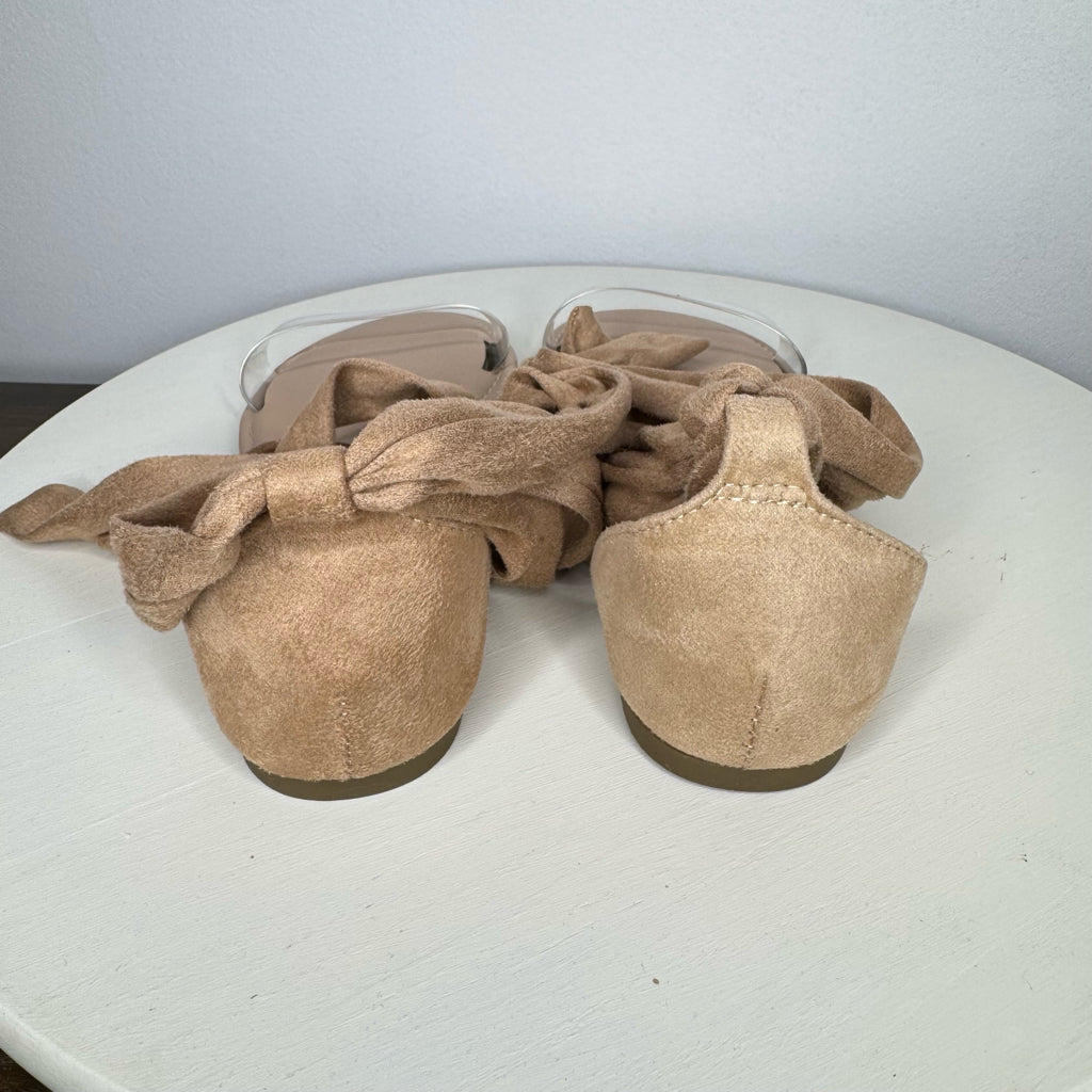 Fashion Nova Wrapped Around You Flat Sandals - Size 7.5