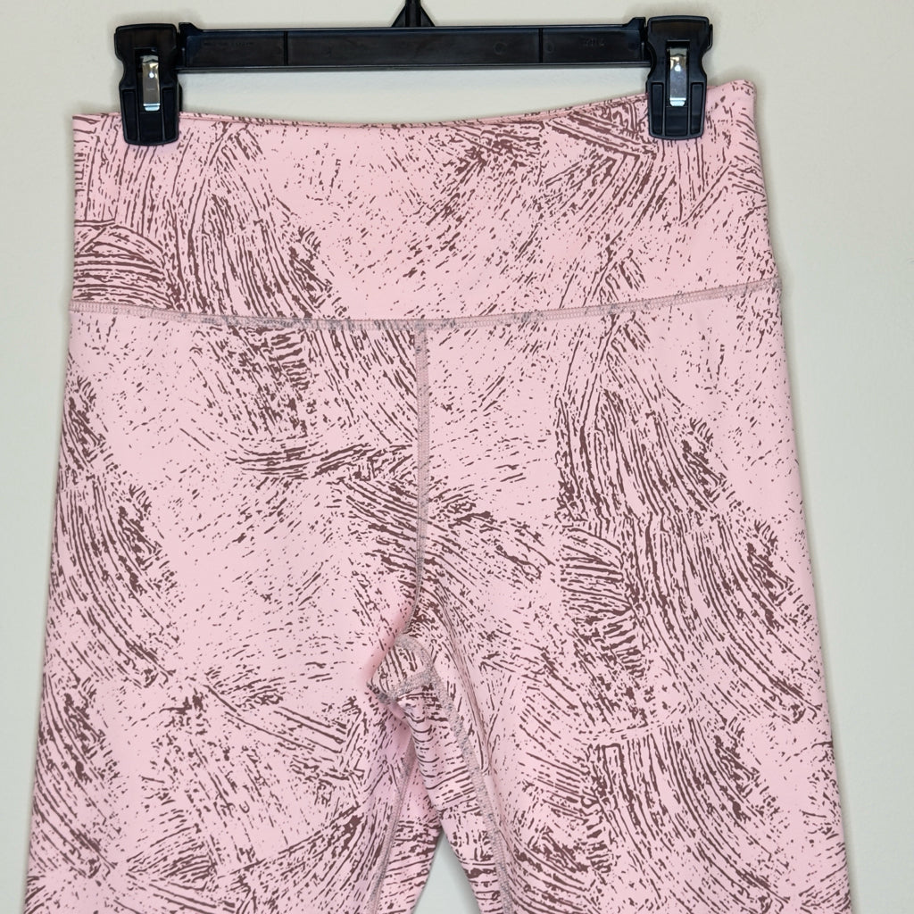 Zyia Active Pink Etching Light N Tight Hi-Rise 7/8 24” - Size 8-10