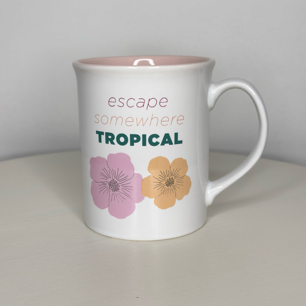 Escape Somewhere Tropical Mug