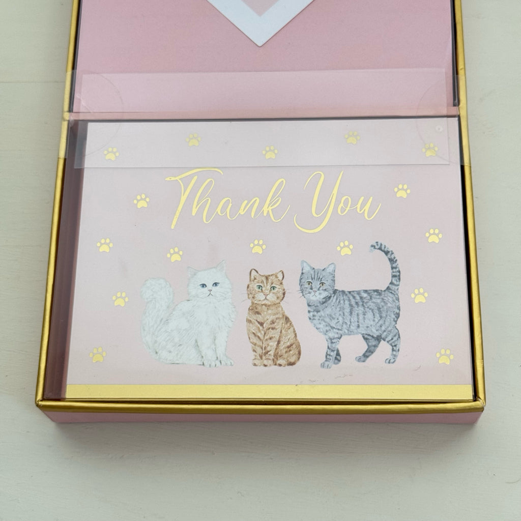 Thank You Card Set - Cats