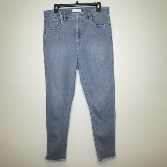 Loft The Curvy Skinny Gray Jeans - Size 14 Tall