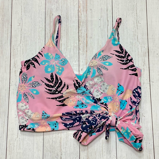So Brand Tropical Print Bikini Top - Size Medium