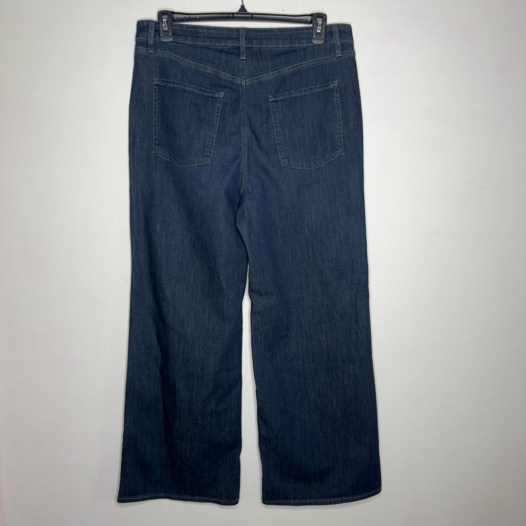 Chico's So Slimming High Rise Wide Leg Jeans - Size 14