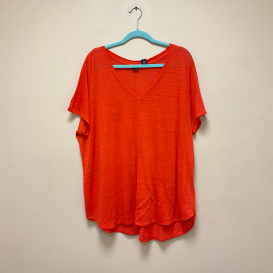 Tahari Linen Top - Size 1X