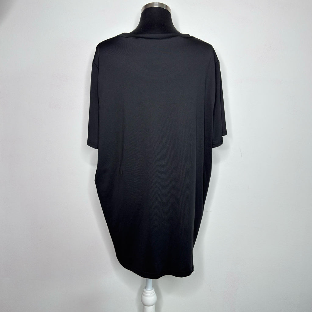 Black Short Sleeve Athletic Tee - Size 2XL