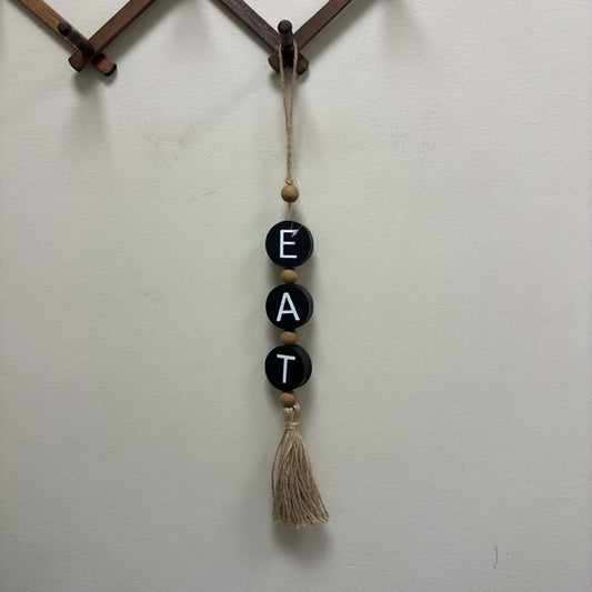 Eat Beaded Wall Decor