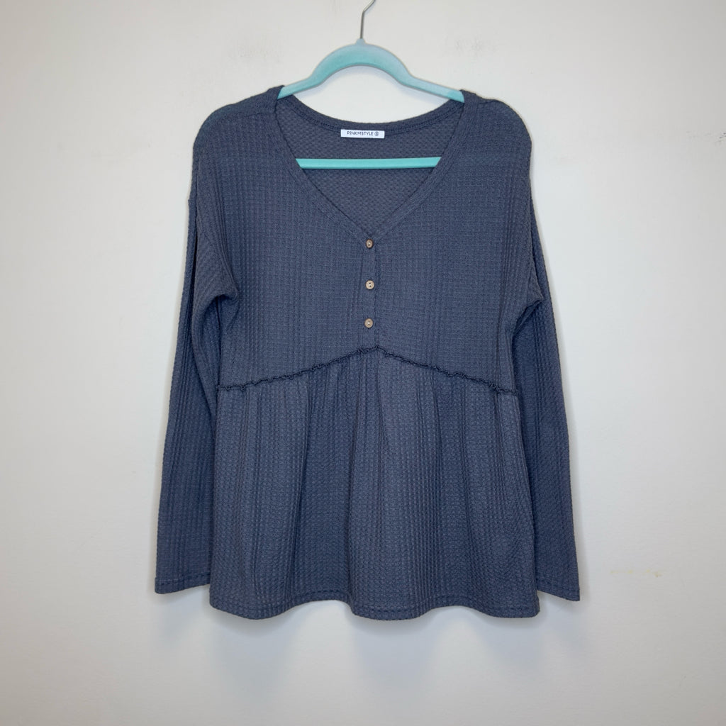 Pink M Style Thermal Top - Size Small