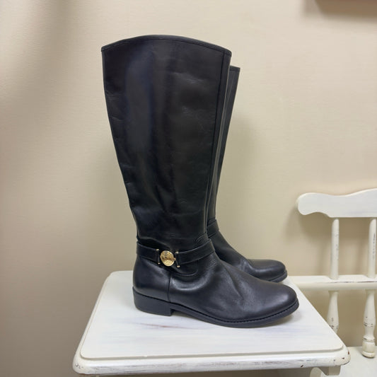 Tommy Hilfiger Dewberry Leather Riding Boots - Size 8 1/2