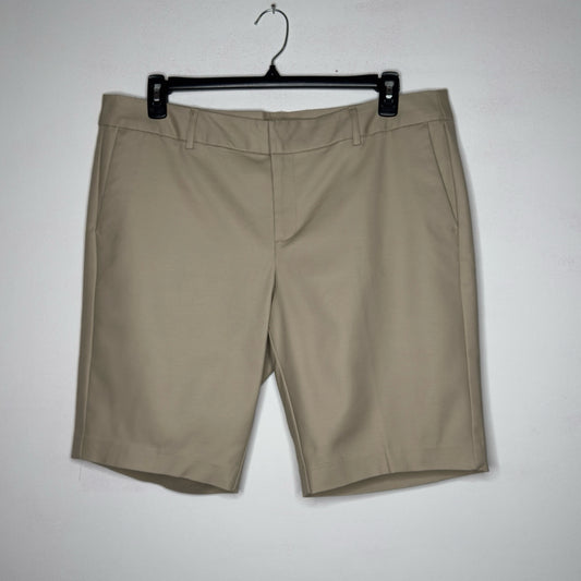 Liz Claiborne "Emma" Khaki Chino Shorts - Size 16