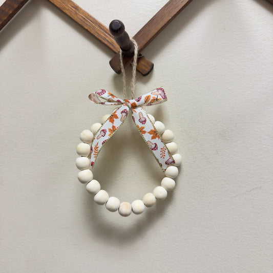 Fall Wreath Decor w/Fall Ribbon