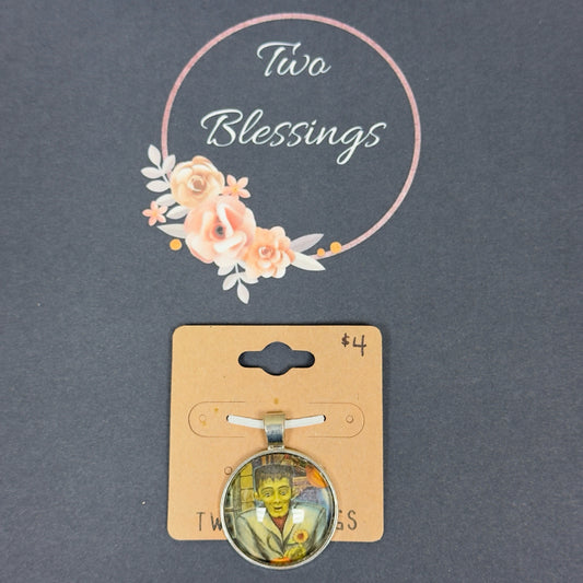 Two Blessings Charm - Frankenstein