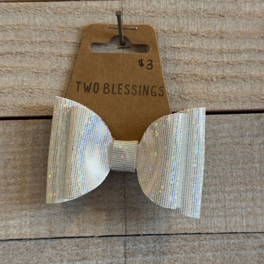 Two Blessings Bow - Silver
