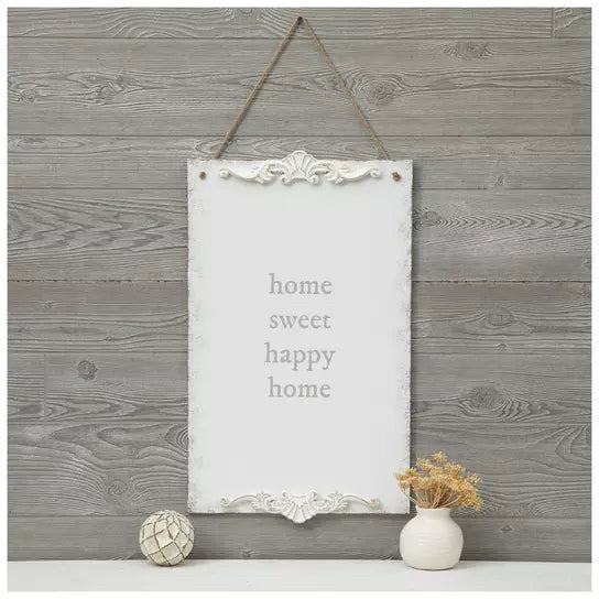 Home Sweet Happy Home Wood Wall Decor