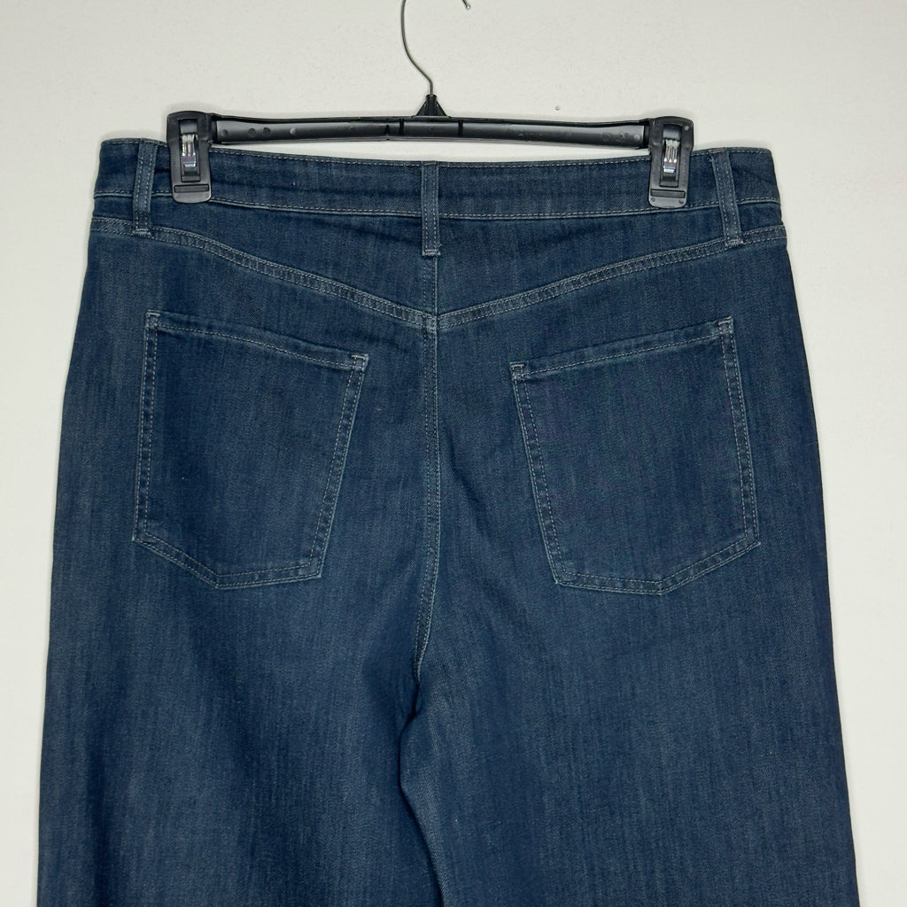 Chico's So Slimming High Rise Wide Leg Jeans - Size 14
