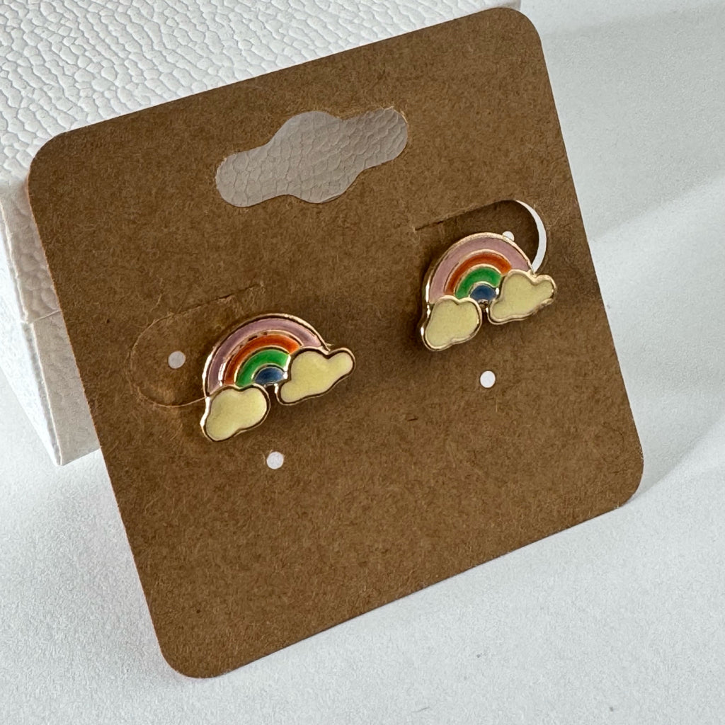 Rainbow Stud Earrings