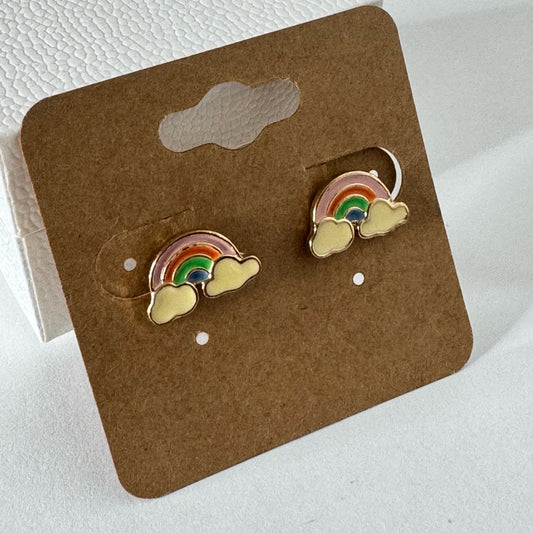 Rainbow Stud Earrings