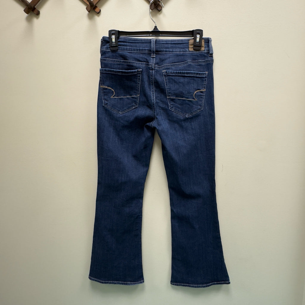 American Eagle Hi-Rise Artist Flare Jeans - Size 6 X-Short