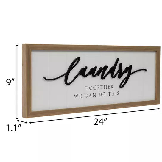 Laundry We Can Do This Wood Wall Decor