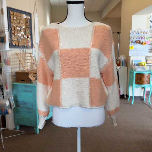 Billabong Cropped Sweater - Size Small