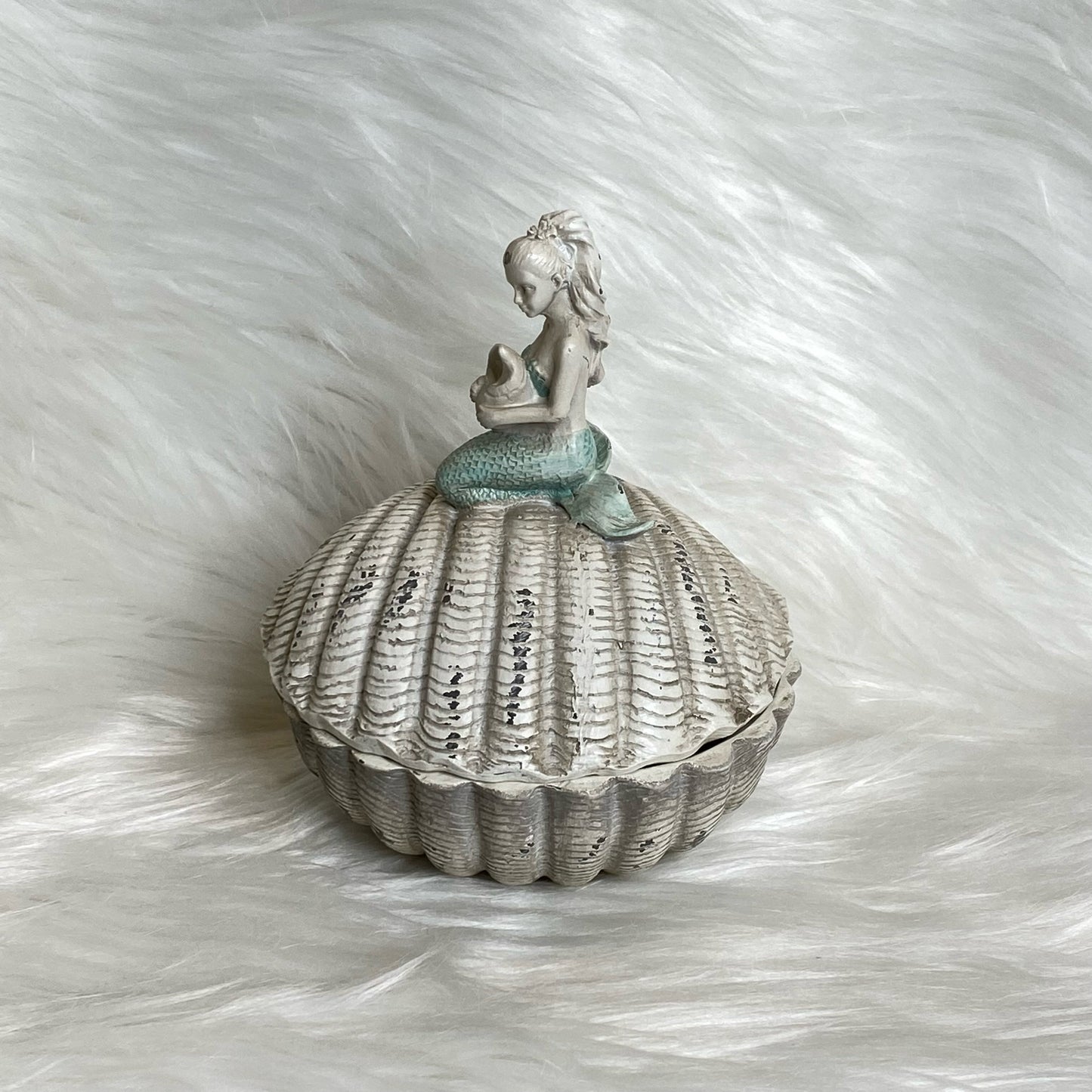 Mermaid Shell Trinket Box