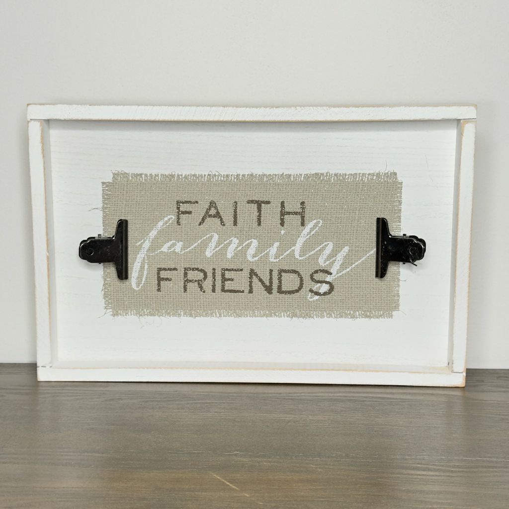 Faith Family Friends Decorative Accent