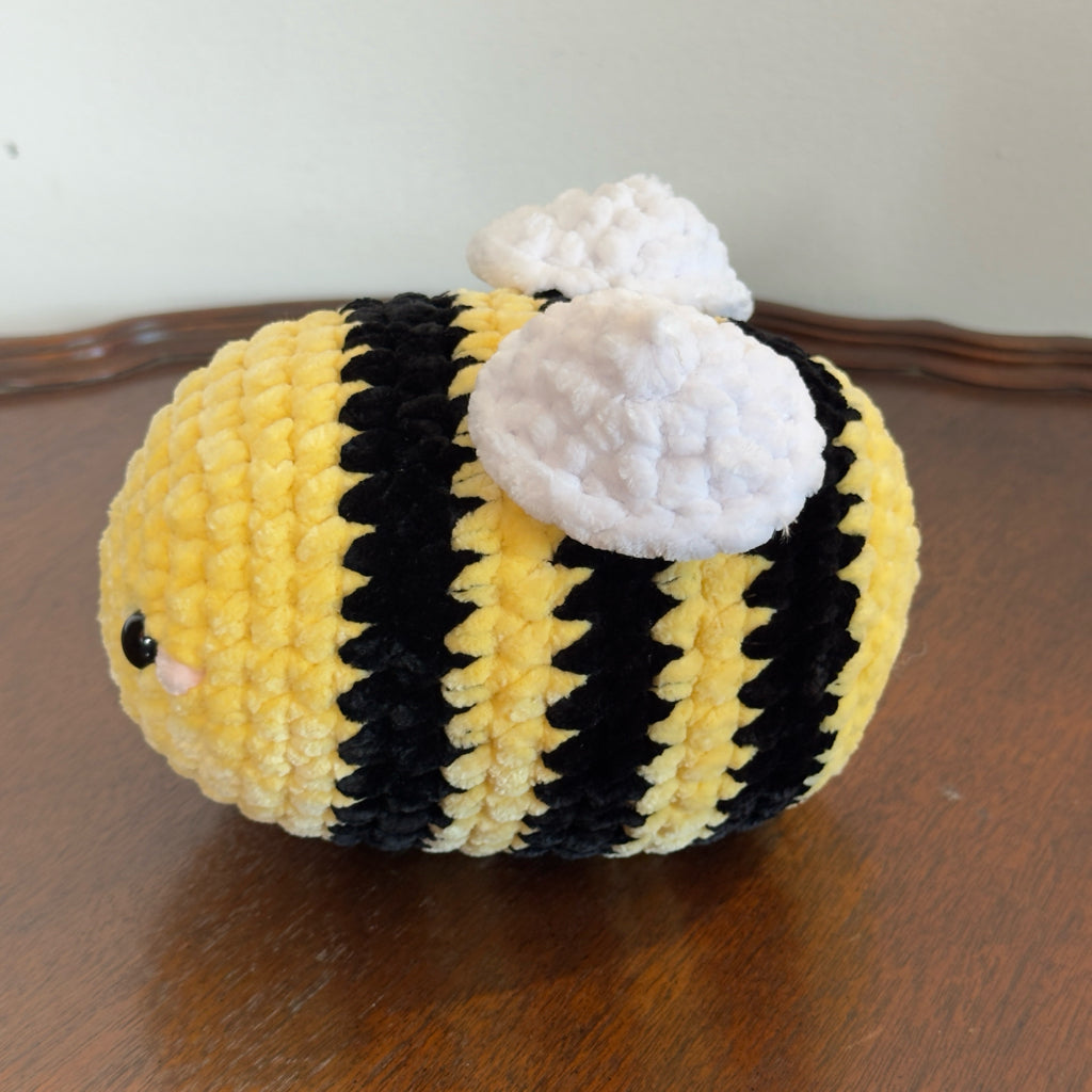 Crochet Stuffed Bumblebee