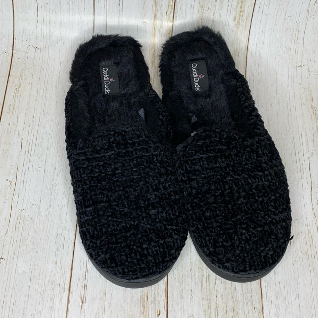 Cuddl Duds Faux Fur LIned Chenille Slide Slippers - Size 9-10