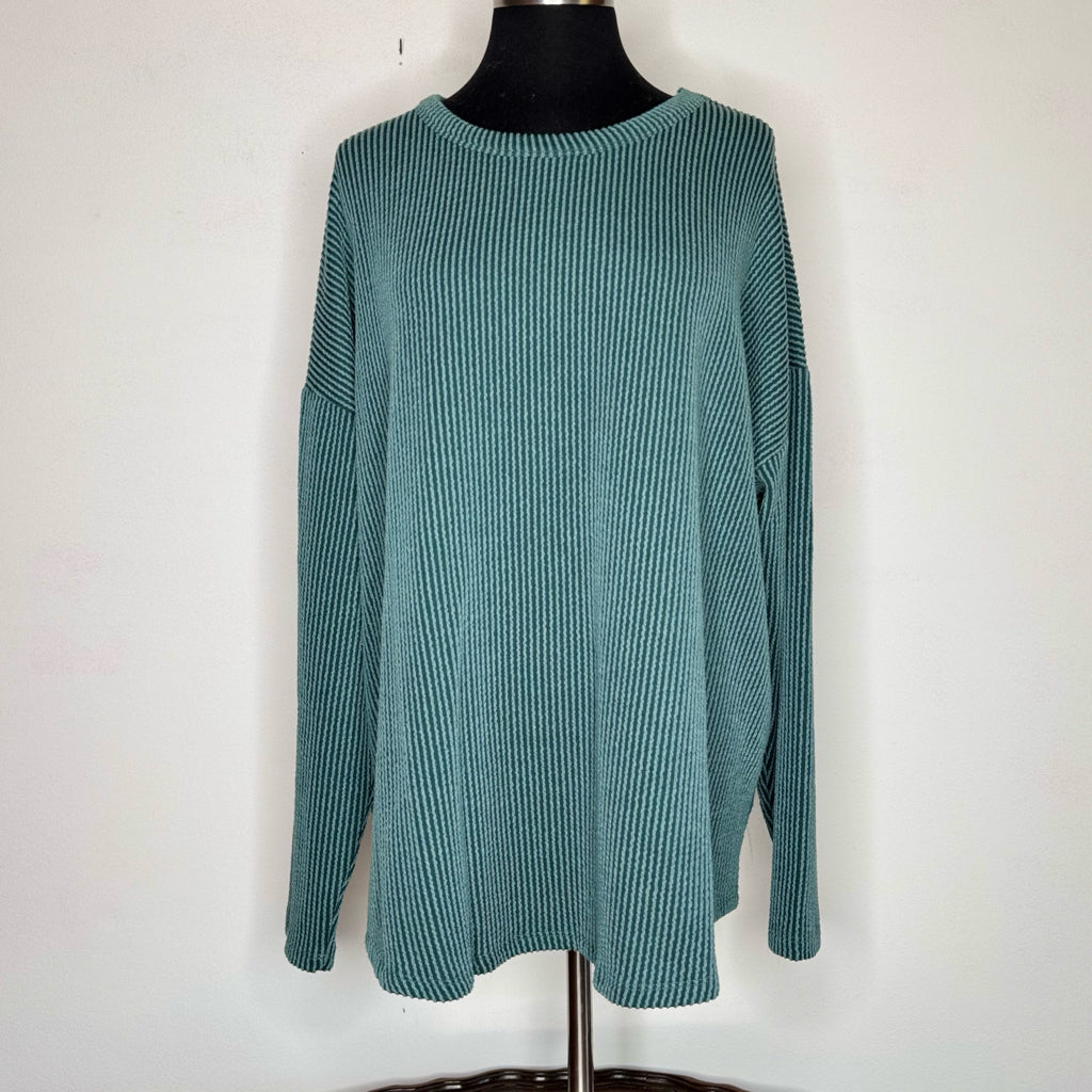 24/7 by Maurices Ribbed Top - Size XXL