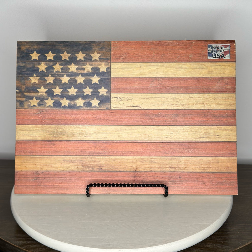 American Flag Wood Wall Decor